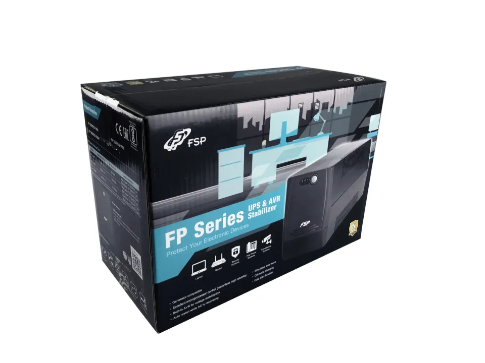 Fortron UPS FSP FP 1000, 1000 VA, line interactive