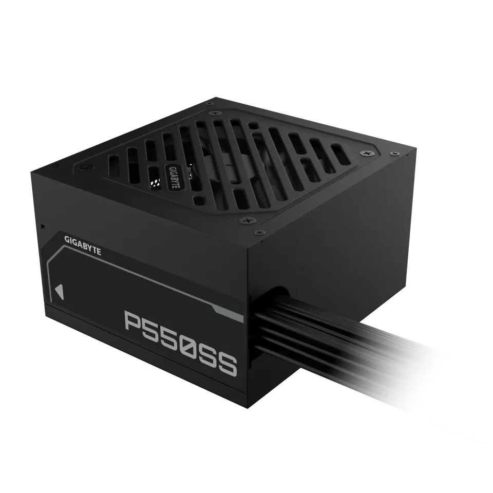 GIGABYTE zdroj P550SS, 550W, 80+ Silver, 120mm, ATX 3.0, černá