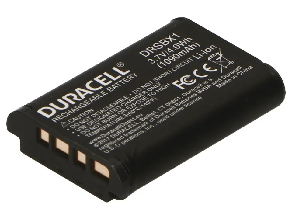 DURACELL Baterie - Baterie do digitálního fotoaparátu nahrazuje Sony NP-BX1 3,7V
