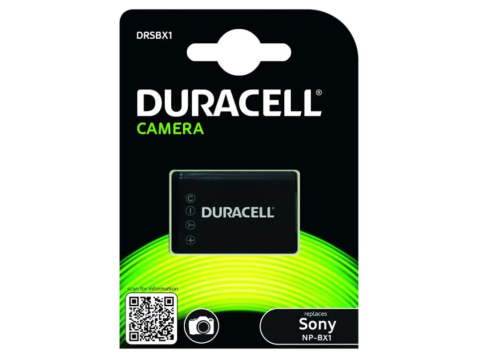 DURACELL Baterie - Baterie do digitálního fotoaparátu nahrazuje Sony NP-BX1 3,7V