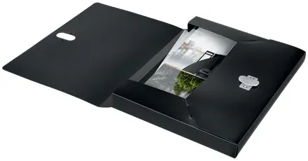 LEITZ Ekologický box na dokumenty RECYCLE, PP, černá