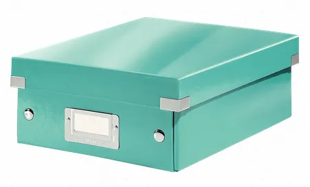 LEITZ Organizační box Click&Store, velikost S, ledově modrá