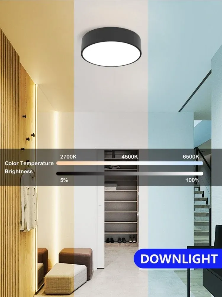IMMAX NEO RONDATE SLIM SMART stropní svítidlo 25 x 7cm 18W Zigbee 3.0, TUYA, černé