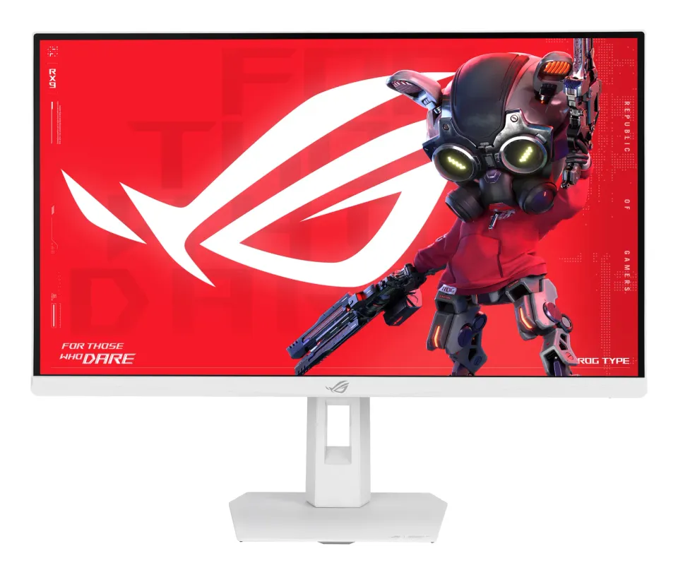 ASUS LCD 27" XG27ACMES-W ROG Strix, 2560x1440, 350nits, 255Hz, 1ms, HDR10, VESA, DP, HDMI, USB-C, White
