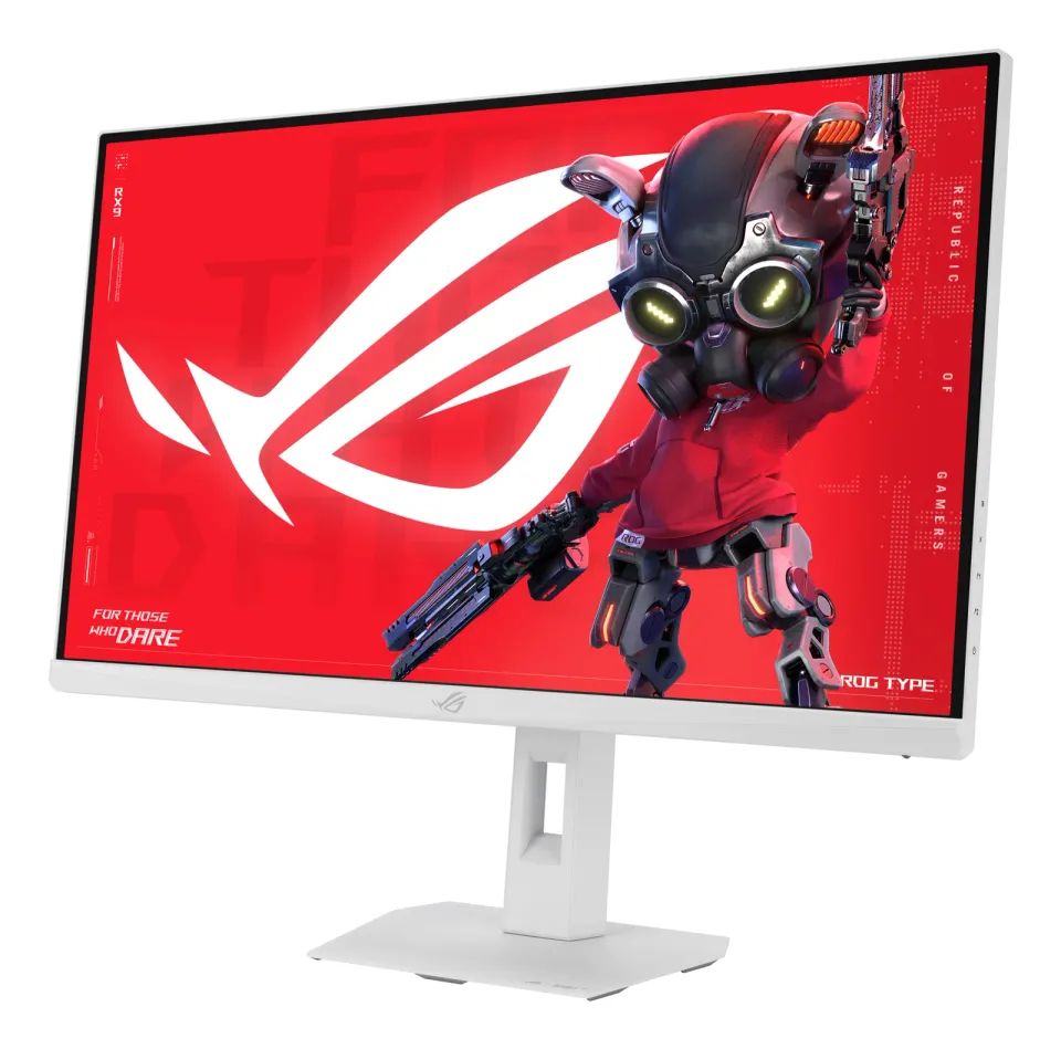 ASUS LCD 27" XG27ACMES-W ROG Strix, 2560x1440, 350nits, 255Hz, 1ms, HDR10, VESA, DP, HDMI, USB-C, White