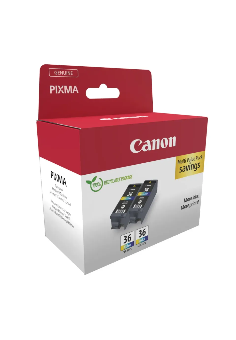 Canon cartridge CLI-36/Color / Twinpack / 249str.