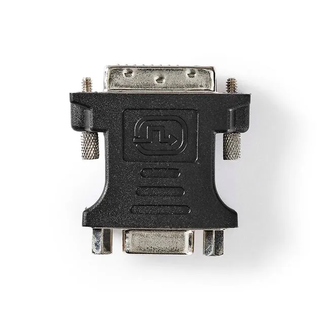 Nedis CCGB32902BK - adaptér DVI| DVI-I 24+5 Zástrčka | VGA Zásuvka | Poniklované