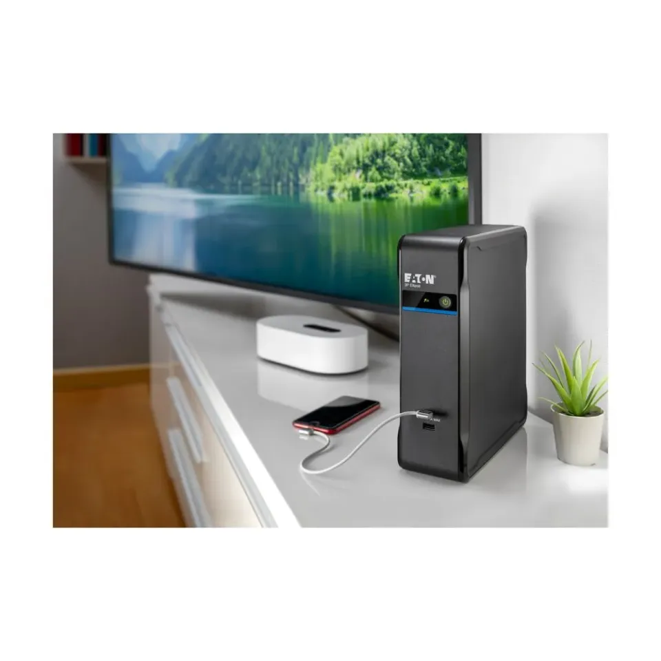 Eaton 3P Ellipse UPS USB FR, 700VA, 420W, Vstup: C14, Výstupy: (3) Typ E, (1) Pouze přepěťová ochrana Typ E, USB nabíj