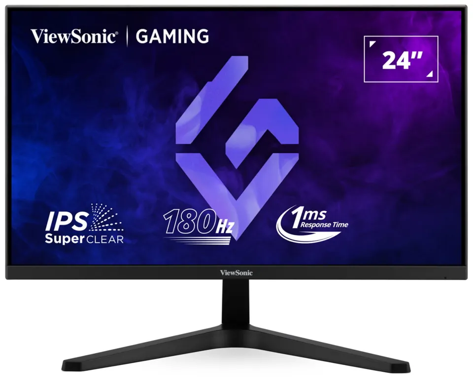 ViewSonic VX24G1-HD 24" 16:9 (23.8") 1920 x 1080 SuperClear® IPS, 180Hz, 1ms MPRT, 2 HDMI, DisplayPort, HDR10