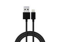 WG - Datový kabel Lightning MFI na USB-A, 2 metry, černá