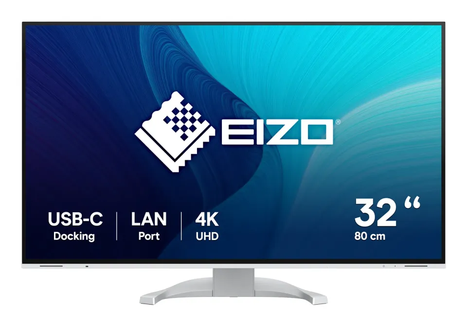 EIZO 31,5" EV3240X-WT, IPS, 3840 x 2160 (4K UHD), 350 cd/m2, 2000:1, 5ms, USB-C,