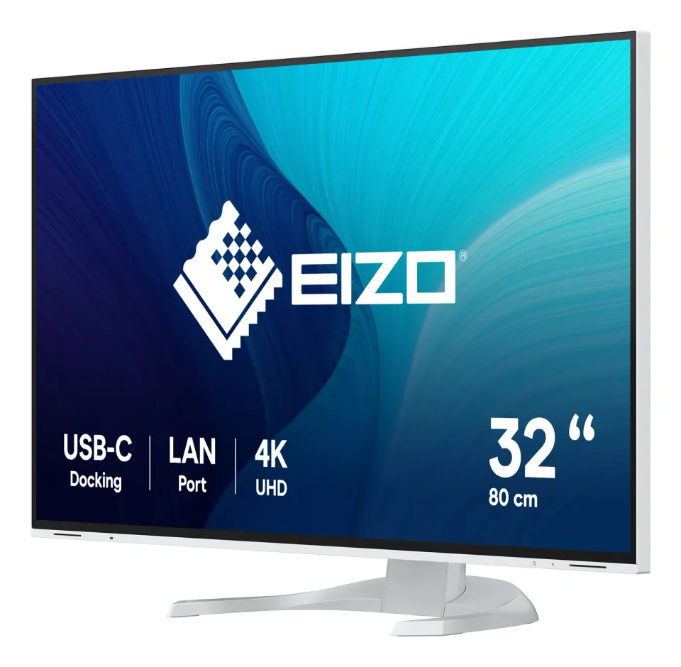 EIZO 31,5" EV3240X-WT, IPS, 3840 x 2160 (4K UHD), 350 cd/m2, 2000:1, 5ms, USB-C,