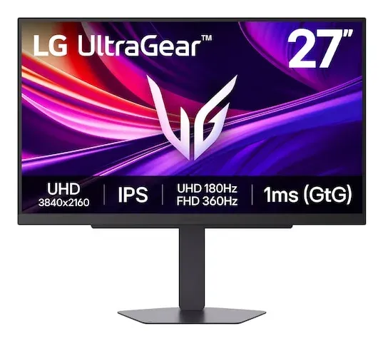 LG UltraGear/27G810A-B/27"/IPS/4K UHD/180Hz/1ms/Černá/2R