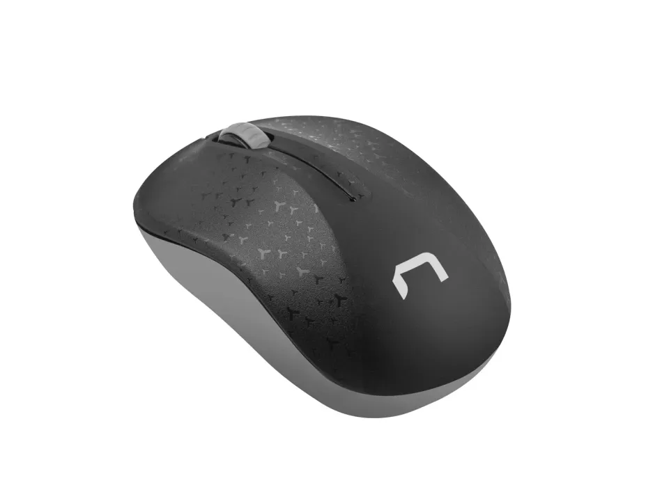 Natec optická myš TOUCAN/1600 DPI/Kancelářská/Optická/1 600 DPI/Bezdrátová USB/Černá