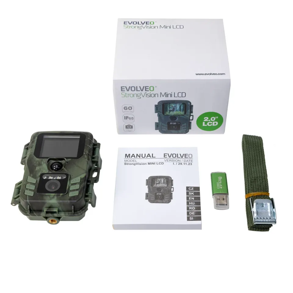 EVOLVEO StrongVision Mini LCD,4K, fotopast/časosběrná kamera