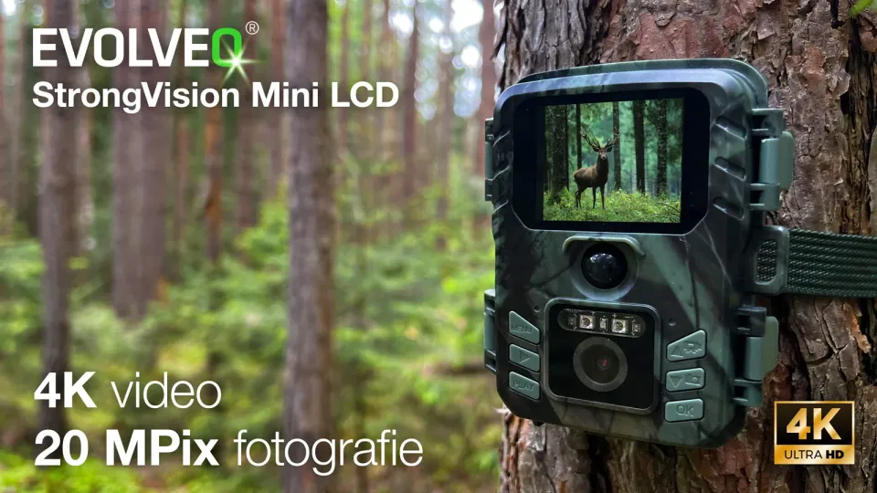 EVOLVEO StrongVision Mini LCD,4K, fotopast/časosběrná kamera