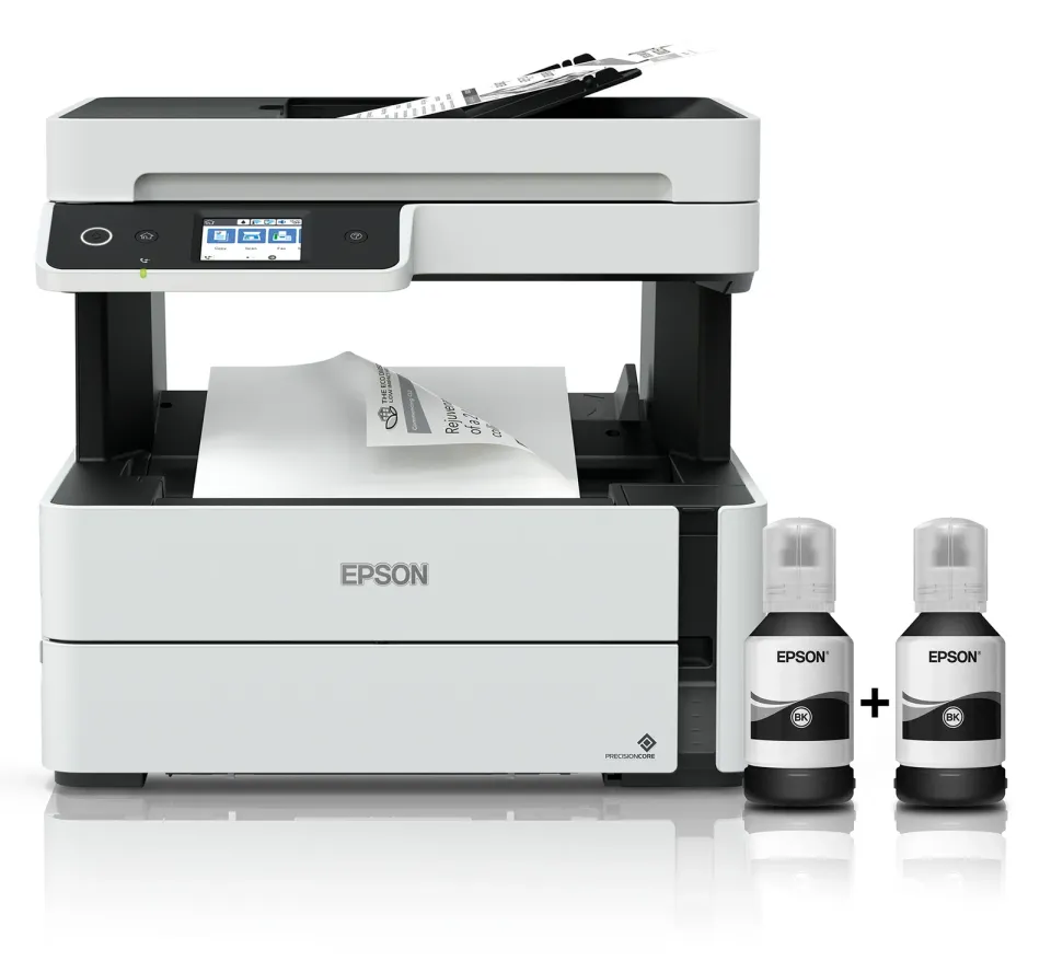 Epson EcoTank M3170 – monochromer A4-Tintentank-Multifunktionsdrucker 4-in-1 mit Fax, Duplex, Vorlageneinzug, WLAN und Ethernet