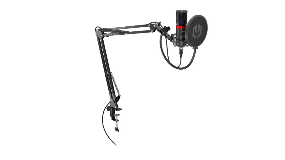 Endorfy mikrofon Streaming/streamovací/nastavitelné rameno/pop-up filtr/3,5mm ja