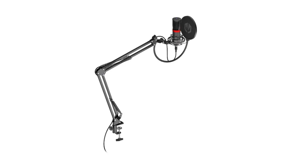 Endorfy mikrofon Streaming/streamovací/nastavitelné rameno/pop-up filtr/3,5mm ja
