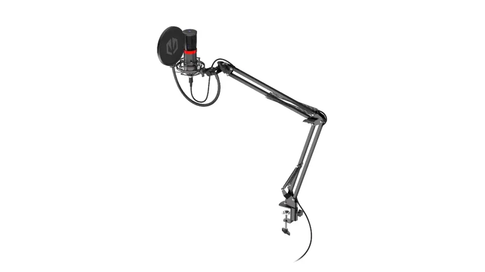 Endorfy mikrofon Streaming/streamovací/nastavitelné rameno/pop-up filtr/3,5mm ja