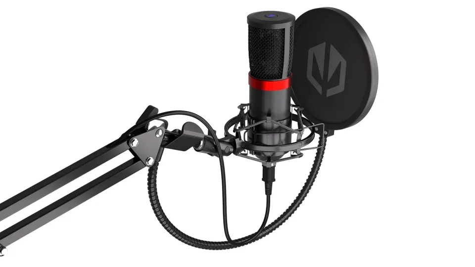 Endorfy mikrofon Streaming/streamovací/nastavitelné rameno/pop-up filtr/3,5mm ja