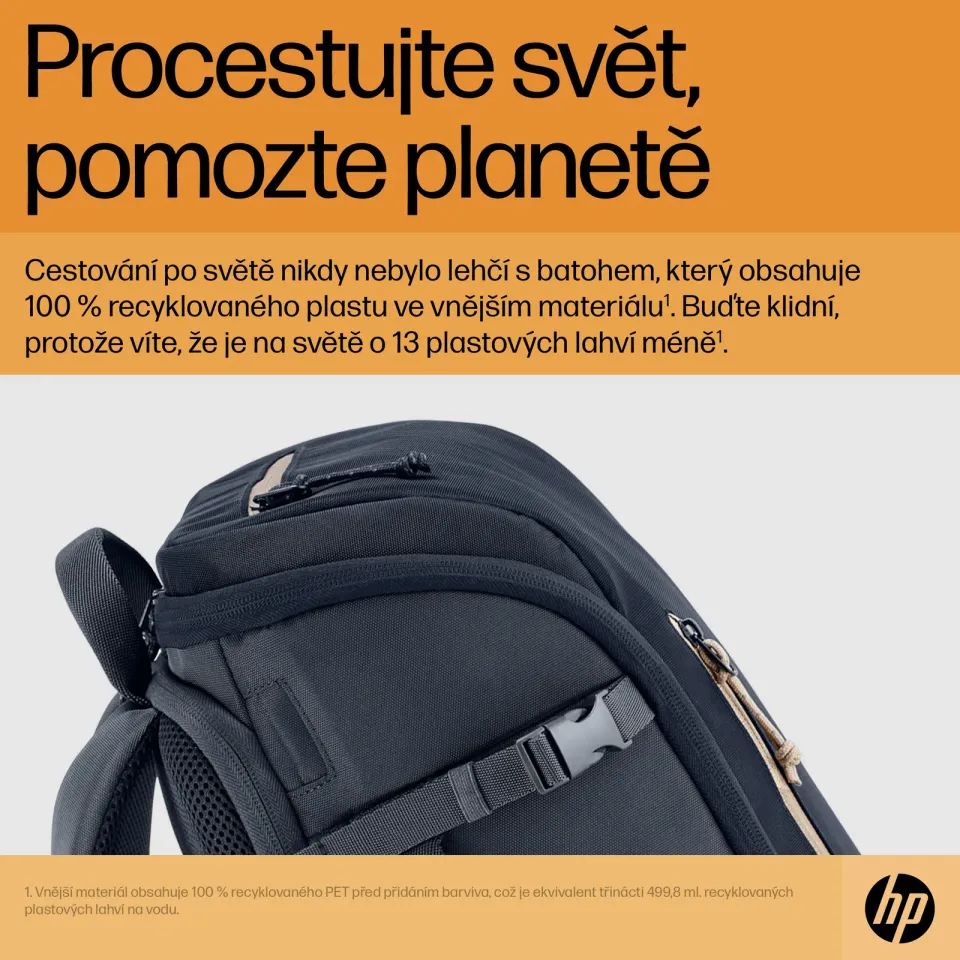 HP Travel 25L 15.6 IGR Laptop Backpack - batoh