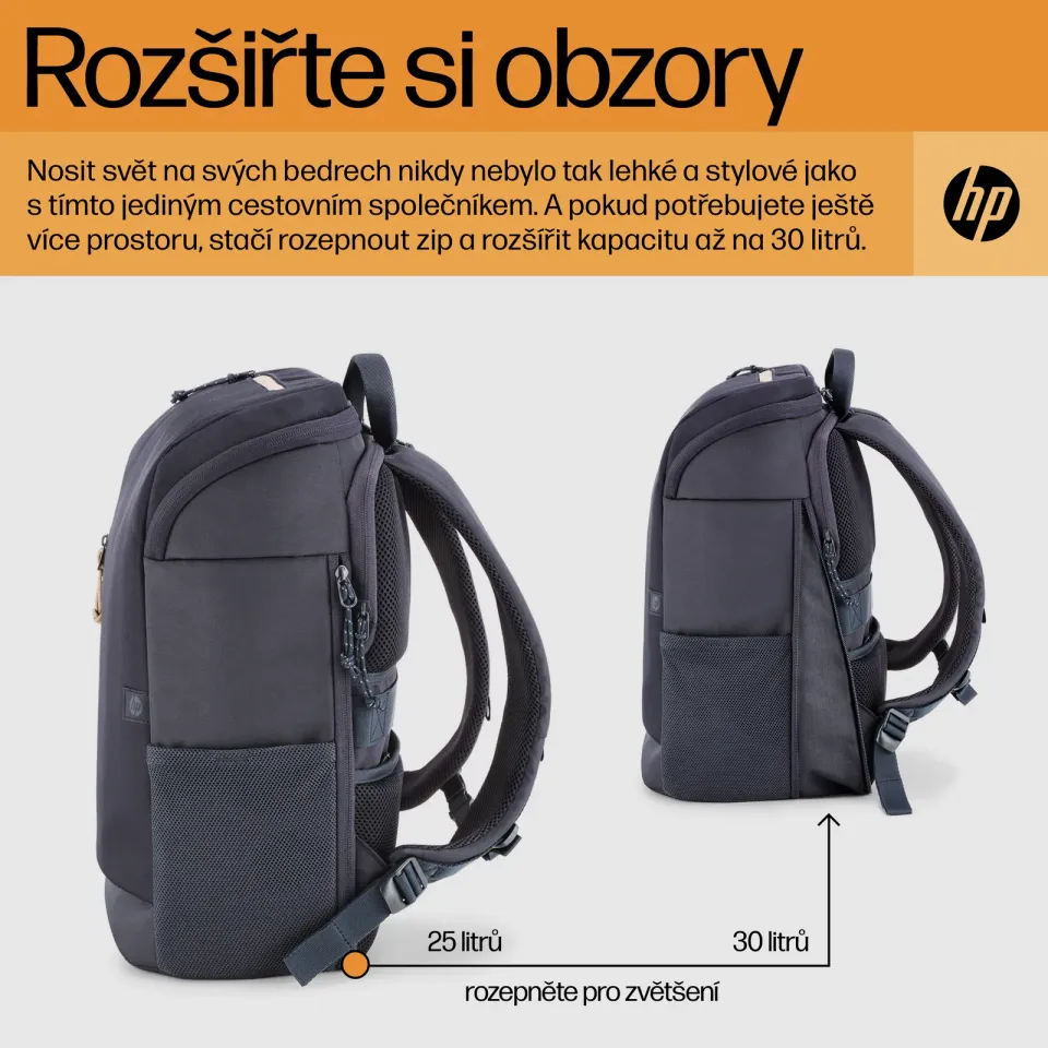 HP Travel 25L 15.6 IGR Laptop Backpack - batoh