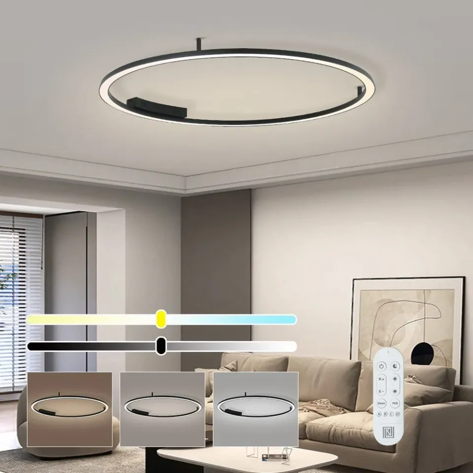 OPRAVENÉ - POŠKOZENÝ OBAL - IMMAX NEO FINO SMART nástěnné + stropní svítidlo černé 120cm 72W 4752lm, Zigbee 3.0 s DO, TU...