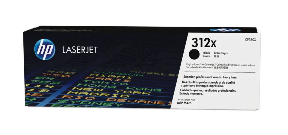 HP CF380X originální toner černý velký č.312X cca 4400str. (black, HP LJ Pro M476)