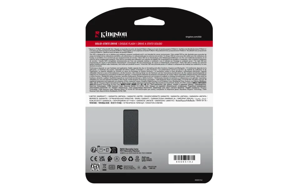 Kingston Flash SSD 240GB A400 SATA3 2.5 SSD (7mm height)