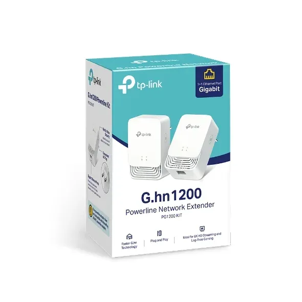 TP-Link PG1200 KIT, G.hn1200 Powerline Kit (607 Mbps), 1x GLAN
