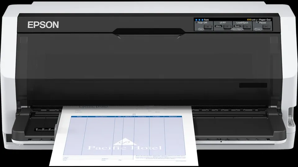 EPSON jehličková LQ-690IIN - A4/24pins/487zn/1+6kopii/USB/LPT/LAN