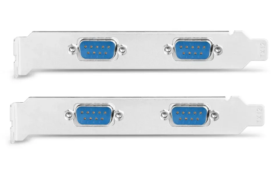 AXAGON PCEA-S4N, PCIe řadič - 4x sériový port (RS232) 250 kbps, vč. LP