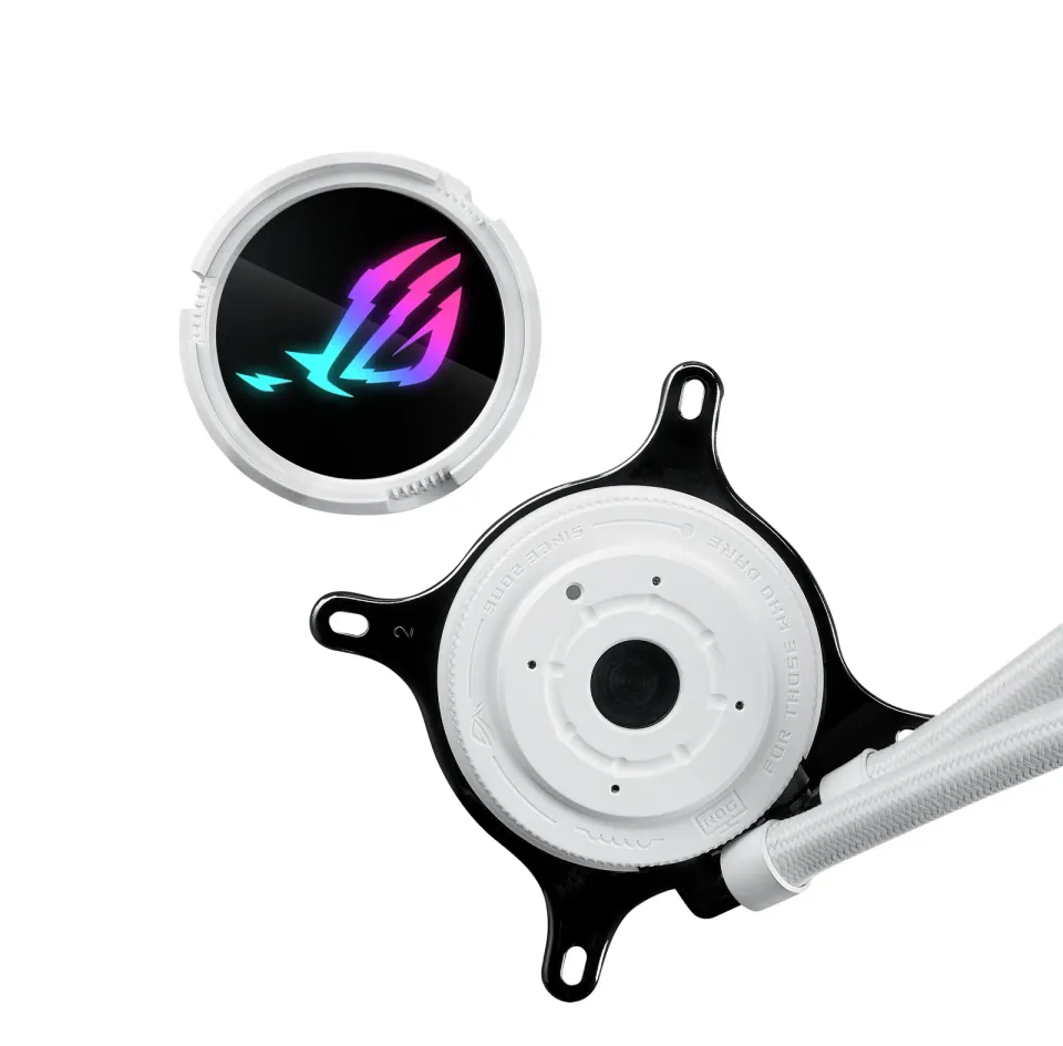 ASUS vodní chladič CPU AIO ROG STRIX LC III 360 ARGB WHITE, 3x120mm, LGA1851, AM5