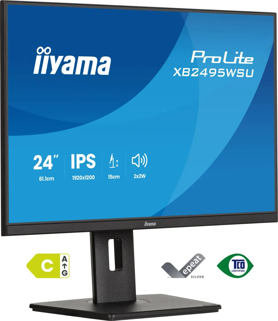 iiyama ProLite/XB2495WSU-B1/24,1"/IPS/1900x1200/100Hz/4ms/Černá/3R
