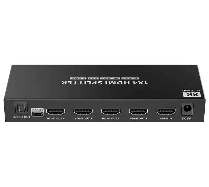 XtendLan HDMI distribucní rozbocovac, 1 vstup / 4 výstupy, 8k@60Hz