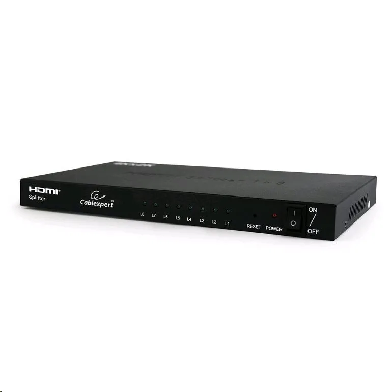 GEMBIRD Dat přepínač HDMI splitter, rozbočovač 8 cest
