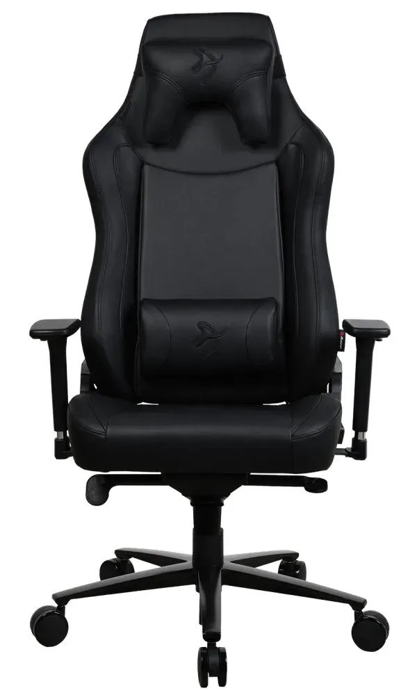 AROZZI herní židle VERNAZZA XL SoftPU Pure Black/ povrch polyuretan/ černá