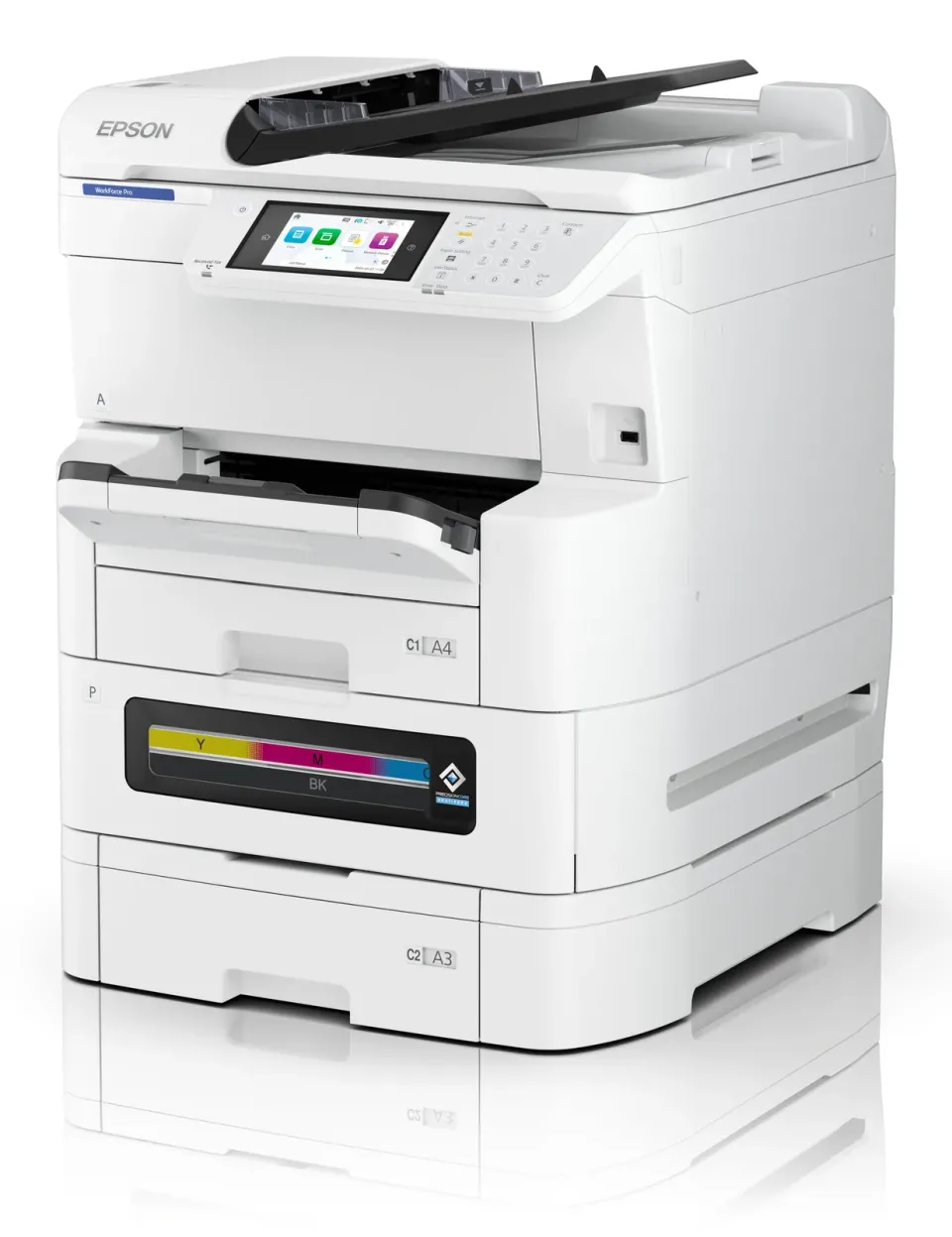 EPSON WorkForce Pro EM-C8100RDWF, 4v1, A3, 4800x1200dpi, 35ppm, Duplex, RIPS