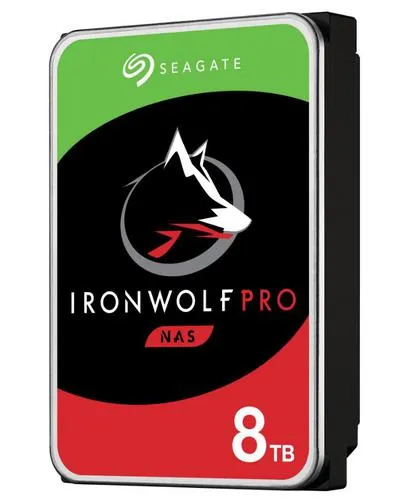 SEAGATE ST8000NT001 hdd IronWolf PRO 8TB CMR 7200rpm 256MB NAS HDD 24x7 255MB/s 3.5 RAID SATA3-6Gbps