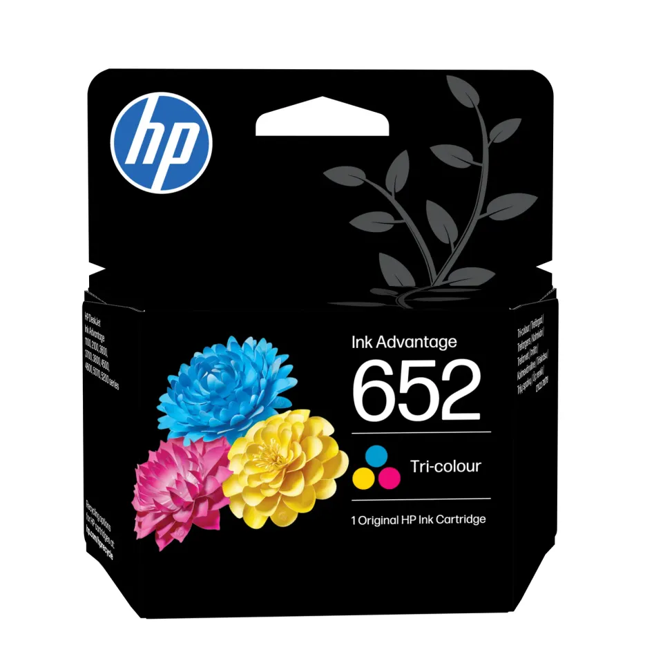HP F6V25AE náplň č.652 černá cca360 stran (pro DJ Advantage 3835, 3775, 3785, 3635, 3636, 2135, 1115, 5075, 5275)