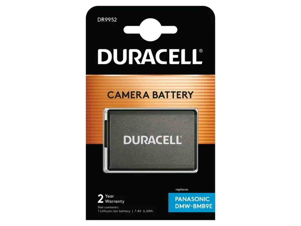 DURACELL Baterie - DR9952 pro Panasonic DMW-BMB9E, černá, 850 mAh, 7.4 V