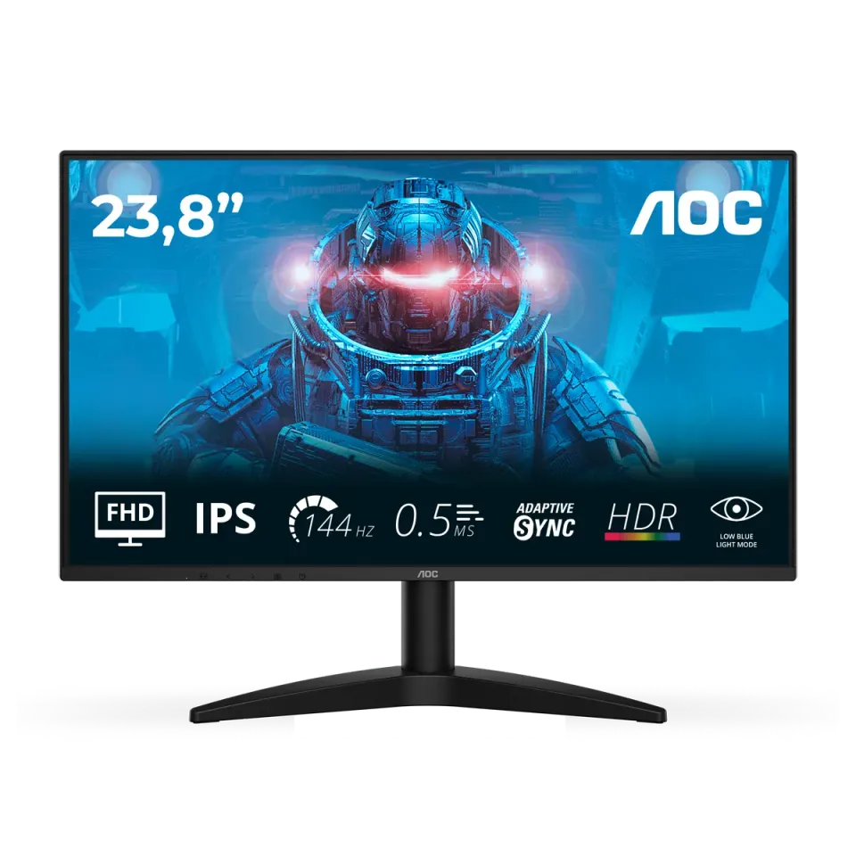 AOC LCD herní 24B36X 23,8" IPS/1920x1080@144Hz/0,5ms/300cd/HDMI/DP/VESA