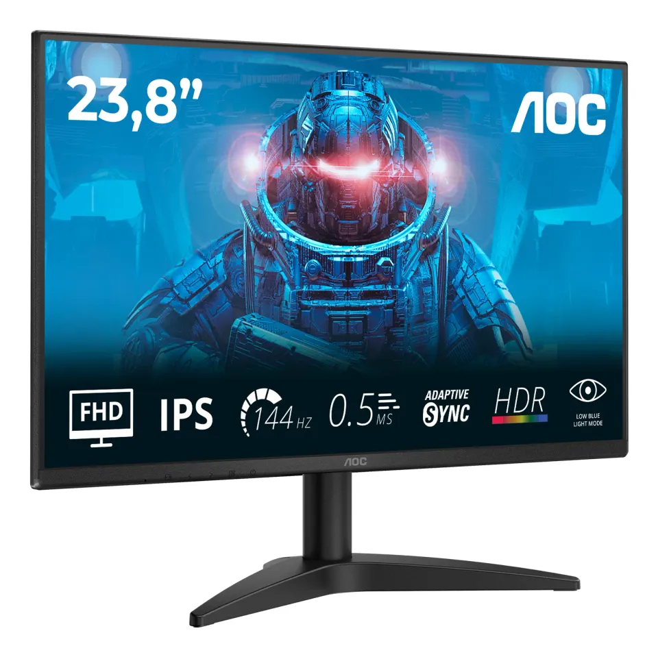 AOC LCD herní 24B36X 23,8" IPS/1920x1080@144Hz/0,5ms/300cd/HDMI/DP/VESA