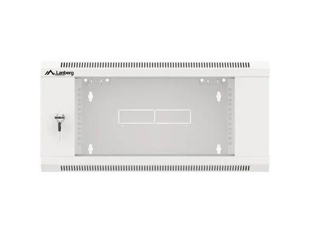 LANBERG Nástěnná jednodílná skříň 19", 4U 570x600 snadná a rychlá montáž (v rozl