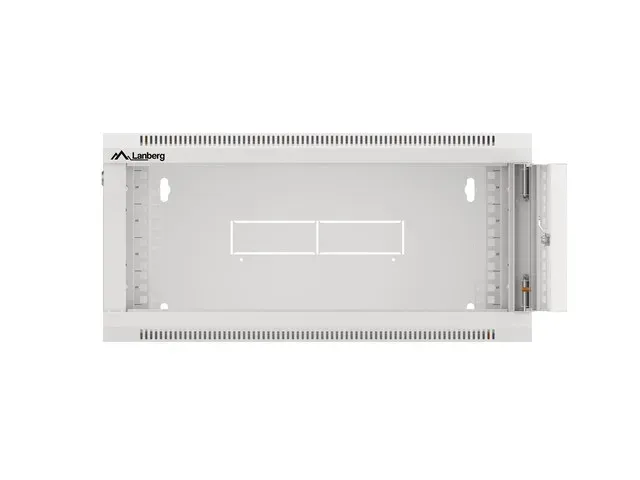 LANBERG Nástěnná jednodílná skříň 19", 4U 570x600 snadná a rychlá montáž (v rozl
