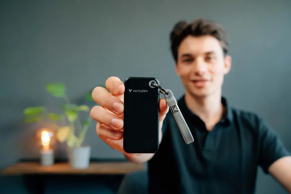 VERBATIM Pocket SSD 1TB, USB-C 3.2 Gen 2, černá/šedá