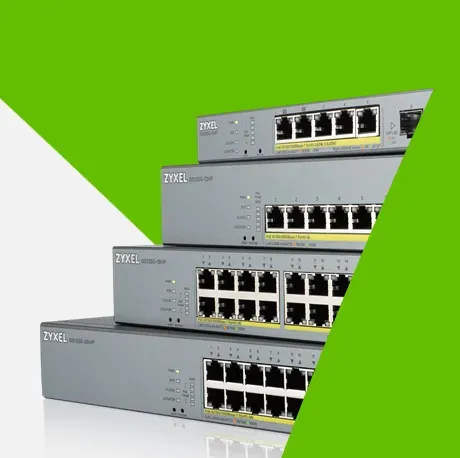 Zyxel GS1350-18HP 18 Port smart managed CCTV PoE switch, long range, 250W, 16x GbE, 2x combo RJ45/SFP