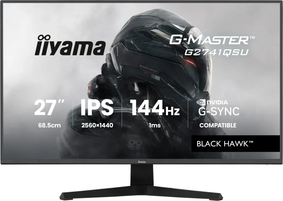 iiyama G-Master/G2741QSU-B1/27"/IPS/QHD/144Hz/1ms/Černá/3R