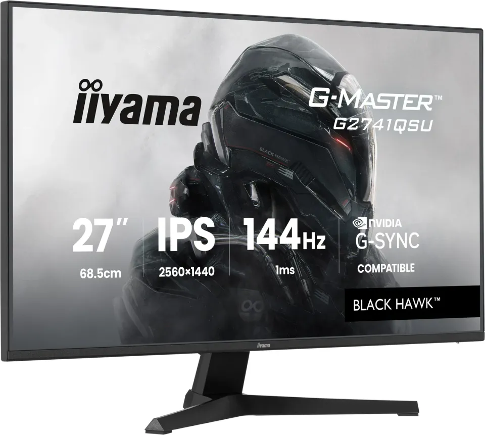 iiyama G-Master/G2741QSU-B1/27"/IPS/QHD/144Hz/1ms/Černá/3R